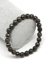 Pirit Doğal Taş Bileklik 8 mm Fasetli Küre Kesim - BLK-2302
