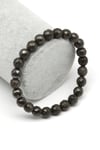Pirit Doğal Taş Bileklik 8 mm Fasetli Küre Kesim - BLK-2302