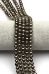Pirit Doğal Taş Dizi 6 mm Küre Kesim - DZ-0844