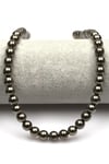 Pirit Doğal Taş Dizi 8 mm Küre Kesim - DZ-0843