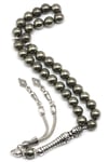 Pirit Doğal Taş Tesbih 8 mm Küre Kesim TSB-0580
