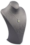 Prehnite Doğal Taş 925 Ayar Gümüş Kolye