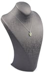 Prehnite Doğal Taş 925 Ayar Gümüş Kolye