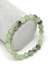 Prehnite Doğal Taş Bileklik 8 mm Fasetli Küre Kesim - BLK-2203