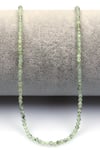 Prehnite Doğal Taş Dizi 2 mm Fasetli Küre Kesim - DZ-1576