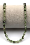 Prehnite Doğal Taş Dizi 5 x 6 mm Hexagonel Kesim - DZ-1216