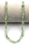Prehnite Doğal Taş Dizi 6 x 8 mm Mercimek Kesim