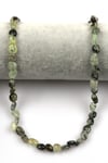 Prehnite Doğal Taş Dizi 7 x 9 mm Mercimek Kesim