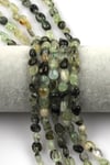 Prehnite Doğal Taş Dizi 7 x 9 mm Mercimek Kesim