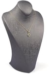 Prehnite Doğal Taş Gold Renkli Kolye