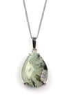 Prehnite Doğal Taş Kolye 