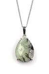 Prehnite Doğal Taş Kolye 
