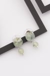 Prehnite Doğal Taş Küpe