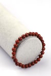 Red Jasper Doğal Taş Bileklik 6mm Küre Kesim