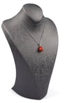 Red Jasper Doğal Taş Damla Model Kolye