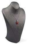 Red Jasper Doğal Taş Gümüş Renkli Kolye
