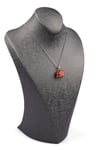 Red Jasper Doğal Taş Kuru Kafa Model Kolye