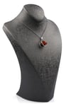 Red Jasper Doğal Taş Merkaba Kolye 