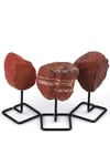 Red Jasper Doğal Taş Standlı Parça