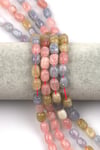 Renkli Kuvars Doğal Taş Dizi 7 x 11 mm Şekilsiz Kesim