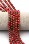 Rodonit (A Kalite) Doğal Taş Dizi 6 mm Küre Kesim - DZ-1010