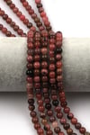 Rodonit ( A Kalite ) Doğal Taş Dizi 6 mm Küre Kesim