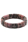Rodonit Doğal Taş Bileklik 12 x 12 mm Özel Kesim - BLK-2420