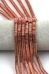 Rose Renk Hematit Dizi 1 x 6 mm Pul Kesim