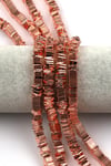 Rose Renkli Hematit Dizi 1 x 6 mm Pul Kesim