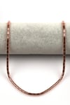 Rose Renkli Hematit Dizi 4 x 6 mm Silindir Kesim