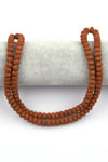 Rudraksha Tohumu Dizi 6 x 7 mm Rondel Kesim