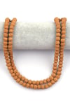 Rudraksha Tohumu Dizi 7 x 9 mm Rondel Kesim