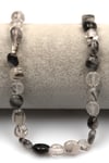 Rutil Kuvars Doğal Taş Dizi 7 x 11 mm Mercimek Kesim - DZ-1227