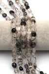 Rutil Kuvars Doğal Taş Dizi 7 x 11 mm Mercimek Kesim - DZ-1227