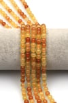 Sarı Kalsit (A Kalite) Doğal Taş Dizi 6 mm Küre Kesim - DZ-1048