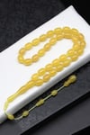 Selamet Şeker Kehribar Tesbih 8 x 11 mm Badem Kesim - TGMS-8