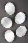Selenit Oval Doğal Taş - Masaj Taşı