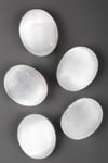 Selenit Oval Doğal Taş - Masaj Taşı