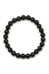 Shungite Doğal Taş Bileklik 8 mm Küre Kesim