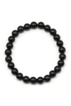 Shungite Doğal Taş Bileklik 8 mm Küre Kesim