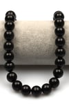 Shungite Doğal Taş Dizi 12 mm Küre Kesim - DZ-1093