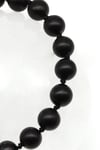 Shungite Doğal Taş Makrome Örme Bileklik