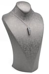 Shungite Doğal Taş Tel Sarmalı Kolye