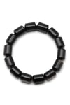 Silver Obsidyen Doğal Taş Bileklik 10 x 14 mm Özel Kesim - BLK-2445