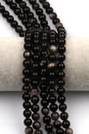 Silver Obsidyen Doğal Taş Dizi 8 mm Küre Kesim