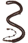 Sırçalı Kuka Ağacı 99'lu Tesbih 7 x 8 mm Küre Kesim - T-1744