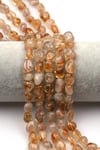 Sitrin Doğal Taş Dizi 3 x 6 mm Mercimek Kesim