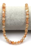 Sitrin Doğal Taş Dizi 6 mm Küre Kesim - DZ-0879