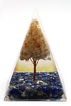 Sitrin - Lapis Lazuli Taşından Orgonit Piramit