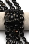 Siyah Kaplan Gözü Doğal Taş Dizi 14 x 19 mm Özel Kesim - DZ-1329